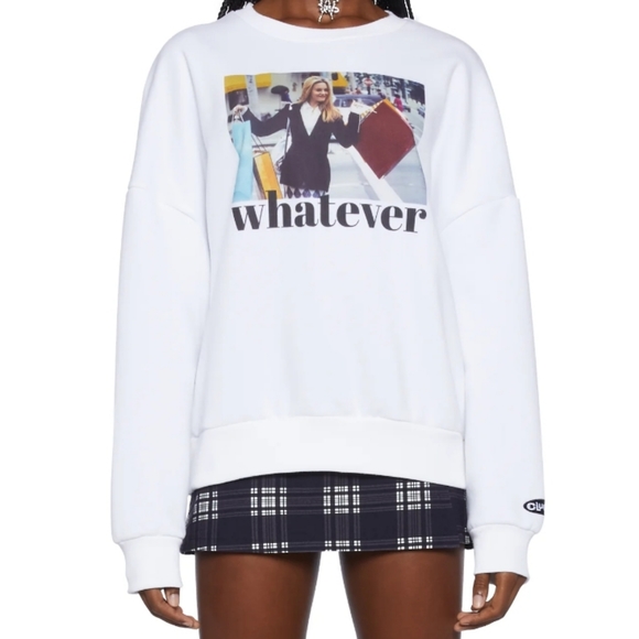 Dolls Kill X Clueless Retail Therapy Graphic Sweatshirt - Picture 1 of 5
